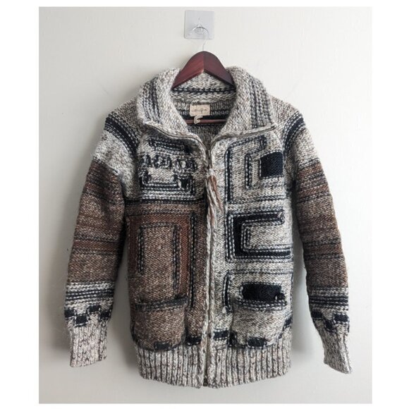 Wilfred Free Wool Alpaca Zip Sweater - Picture 3 of 9